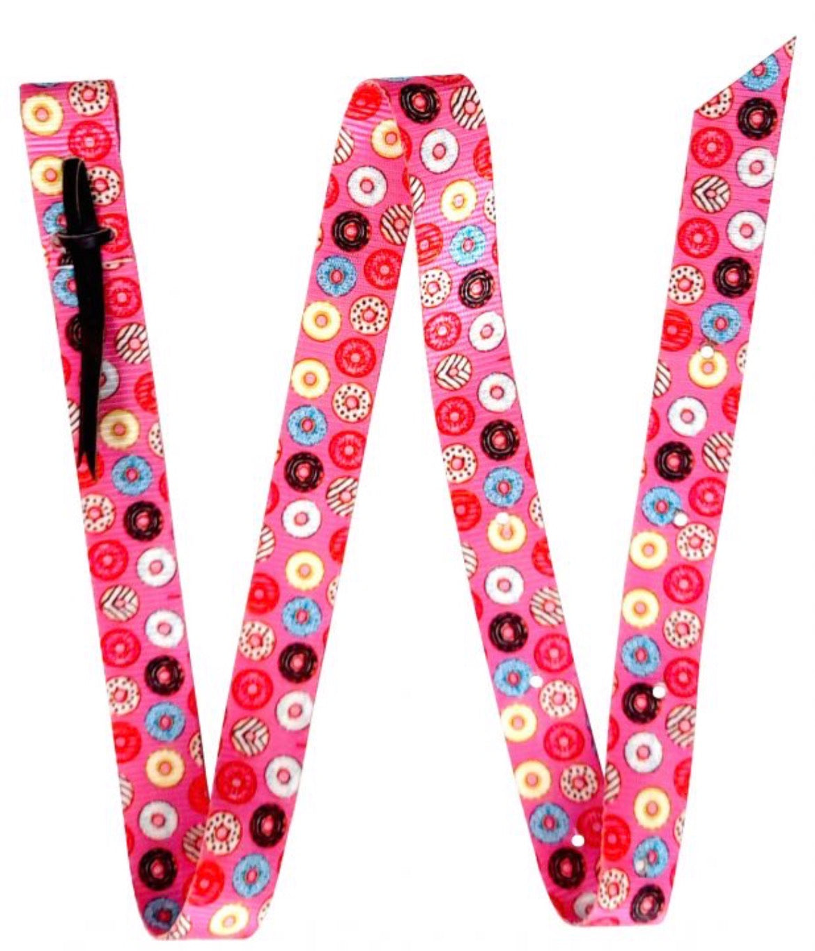 Showman PONY Premium Quality Doughnut Print Nylon tie Strap