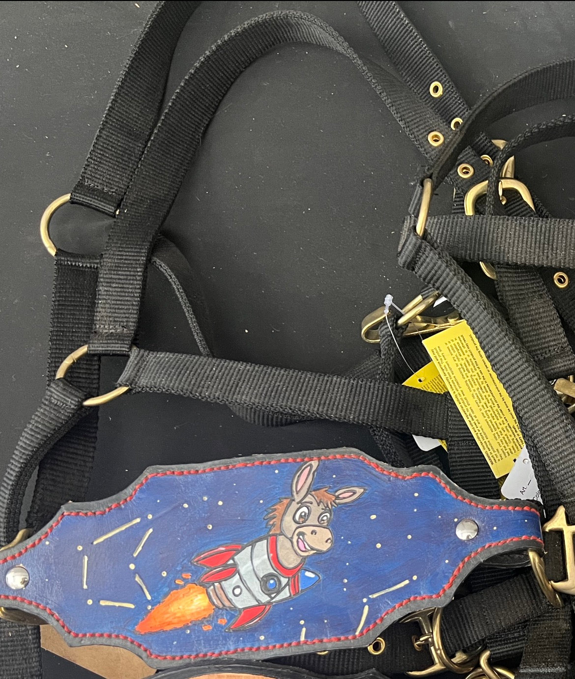 Rocket donkey Bronc halter
