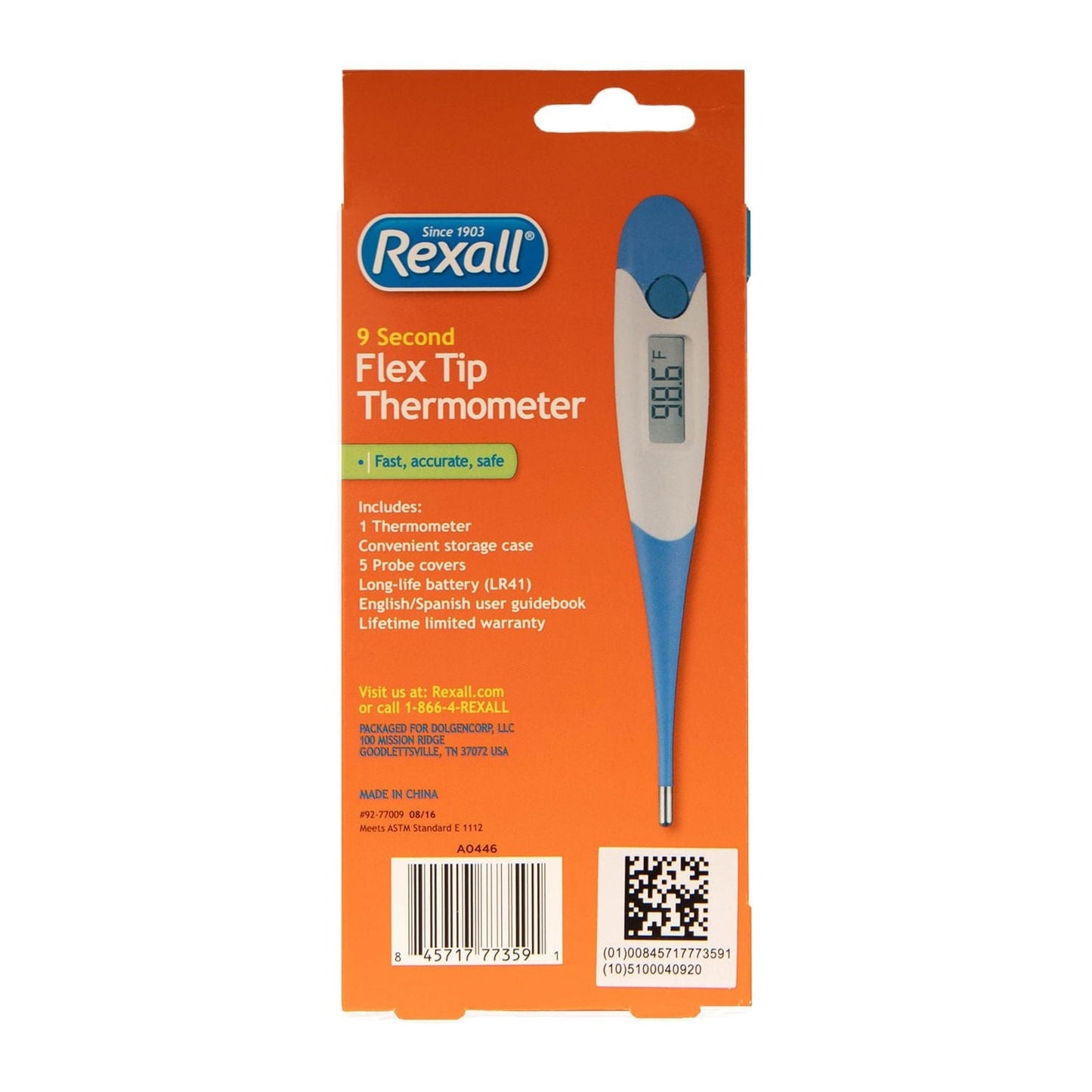 9 Second Flex Tip Digital Thermometer