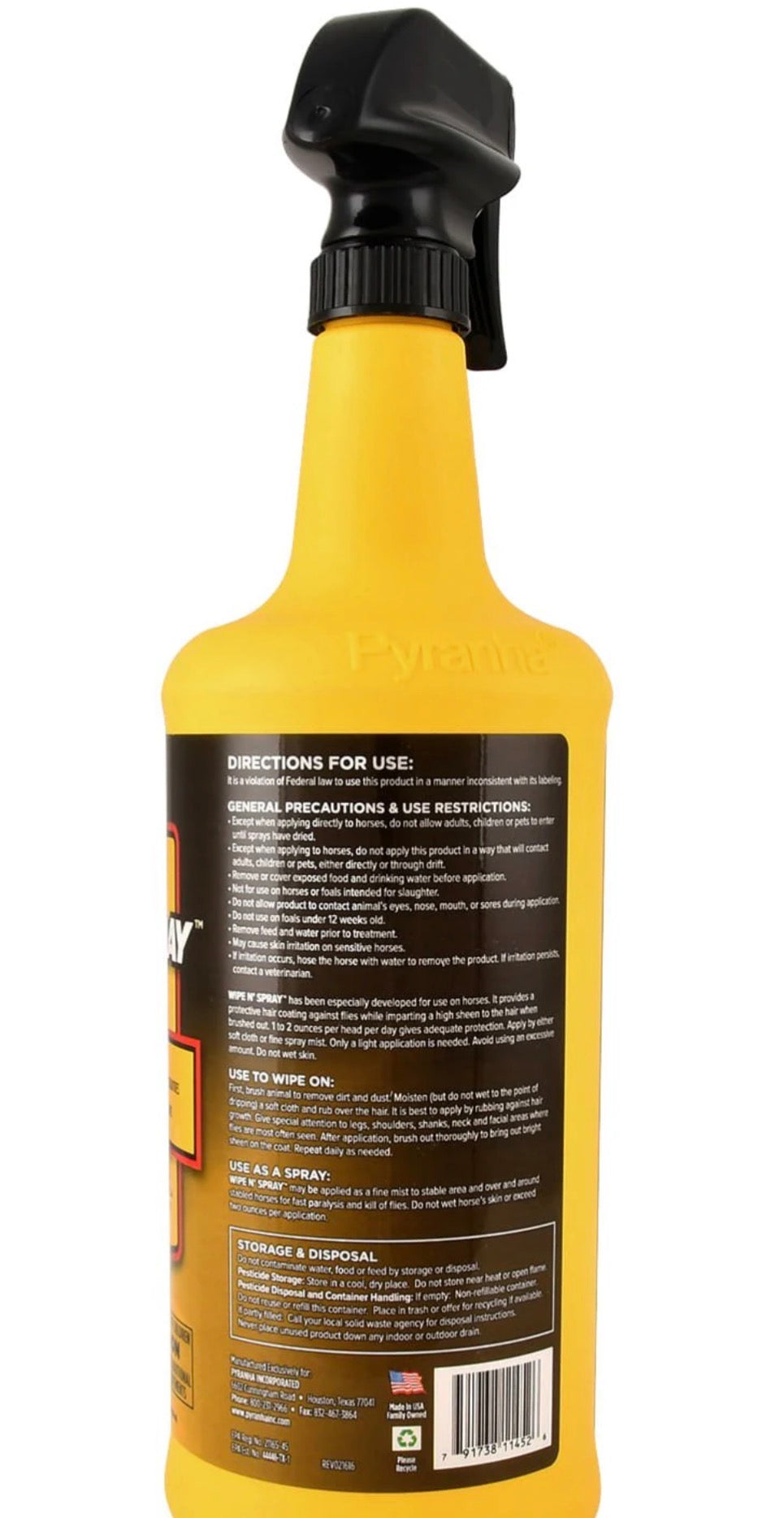 Pyranha Wipe N’ Spray 32oz