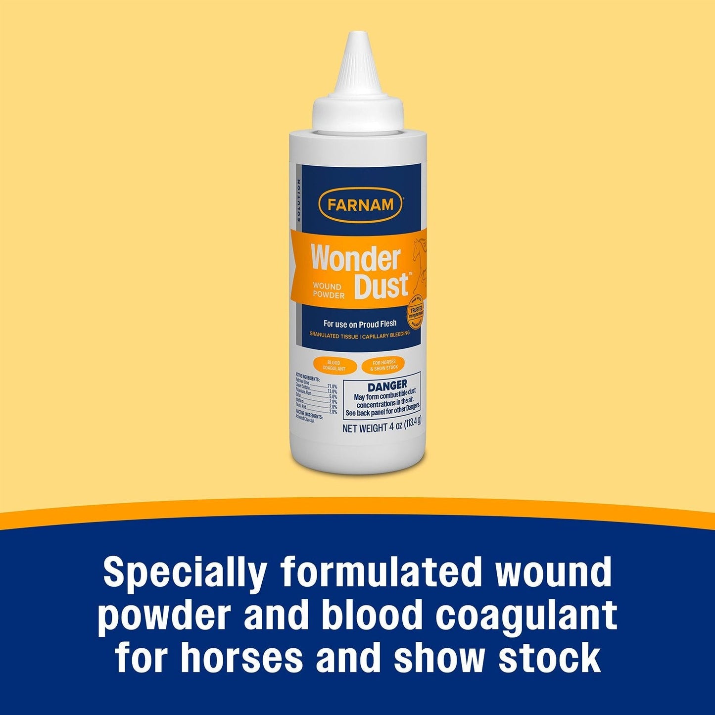 Wonder Dust Wound Powder & Blood Coagulant, 4 oz