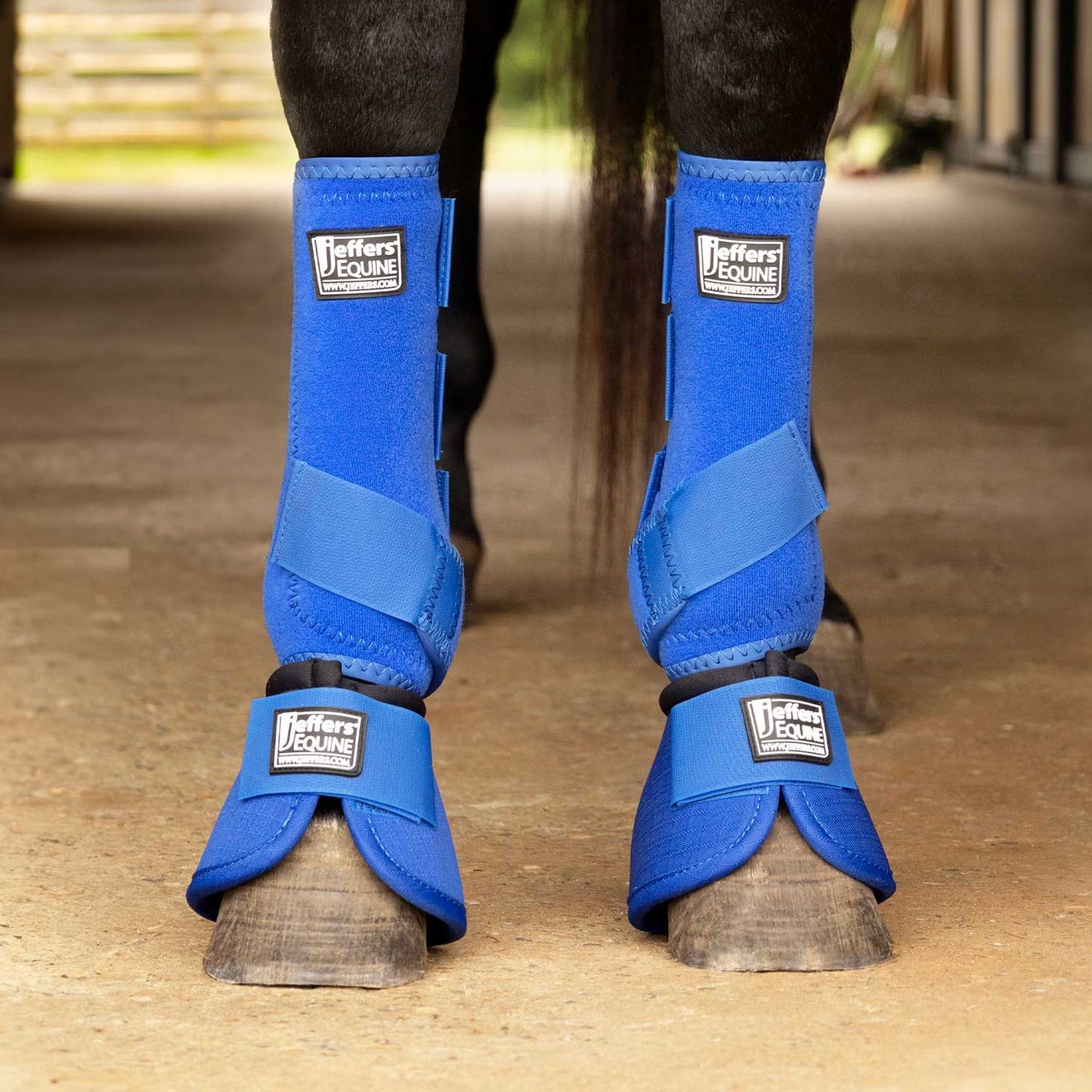 Jeffers Protective Horse Boots, Solid Colors - FRONT ONLY