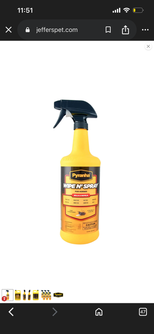 Pyranha Wipe N’ Spray 32oz