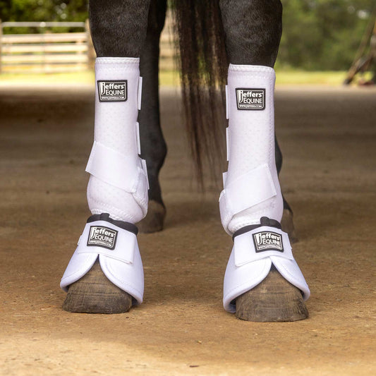 Jeffers Protective Horse Boots, Solid Colors - FRONT ONLY