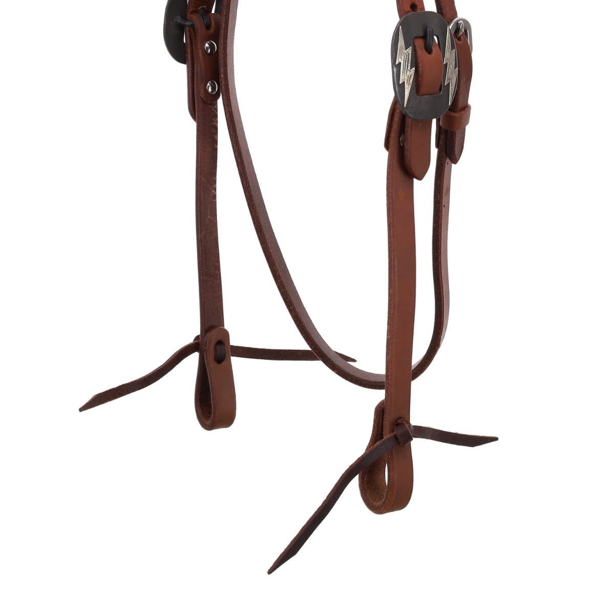 Showman Lightning Strike Browband Headstall