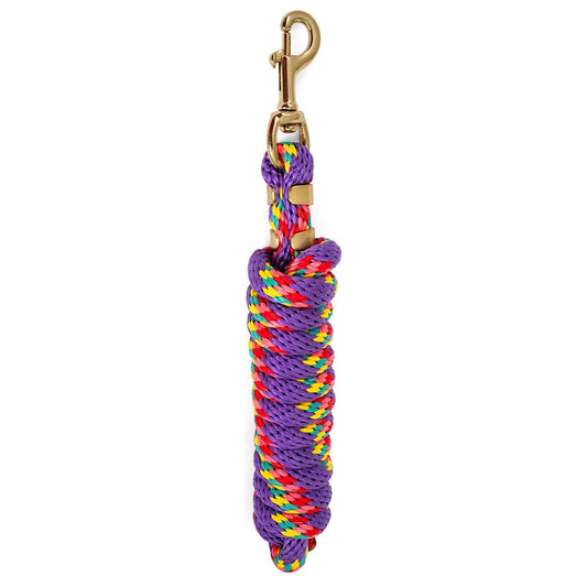 Jeffers Neon Poly Lead Rope with Bolt Snap, 8ft