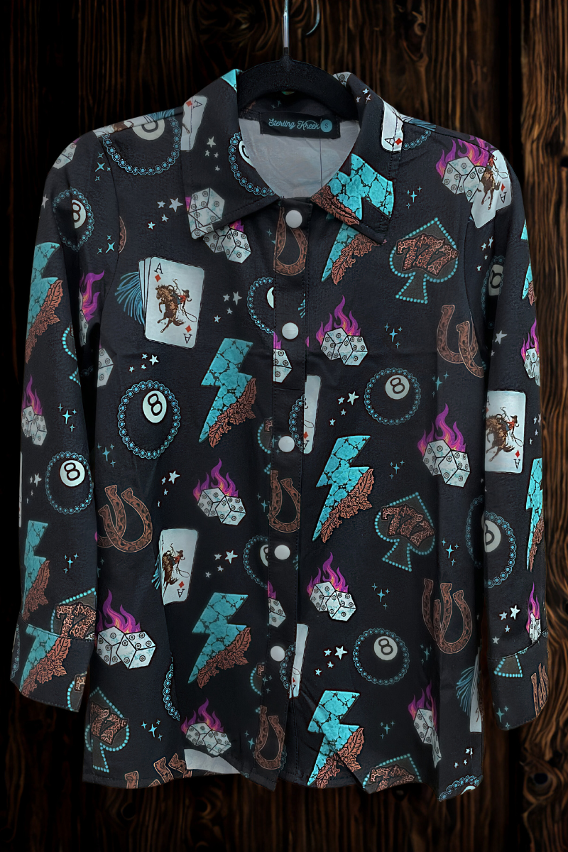 Sterling Kreek Kids Gambler Button Up
