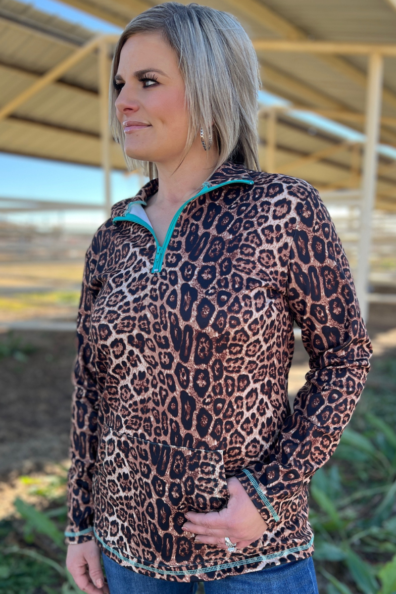 Sterling Kreek Cheetah Pullover
