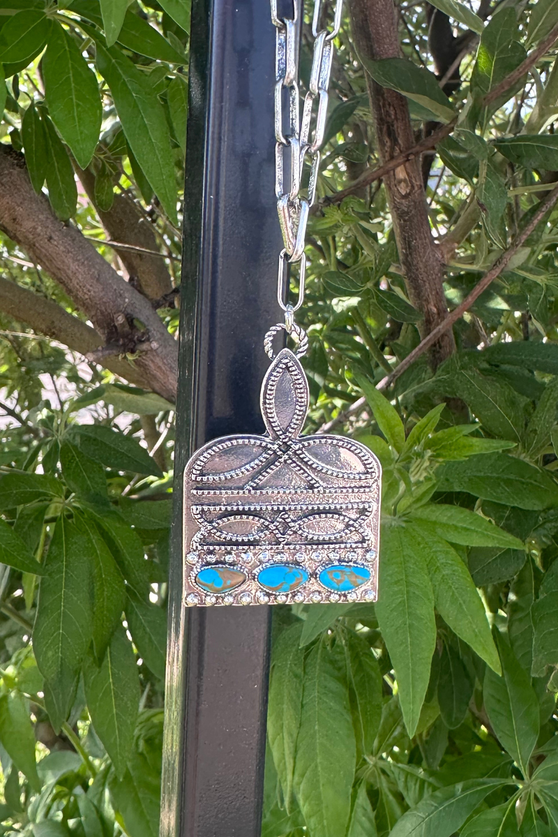 Sterling Kreek Stitched in Stone Necklace