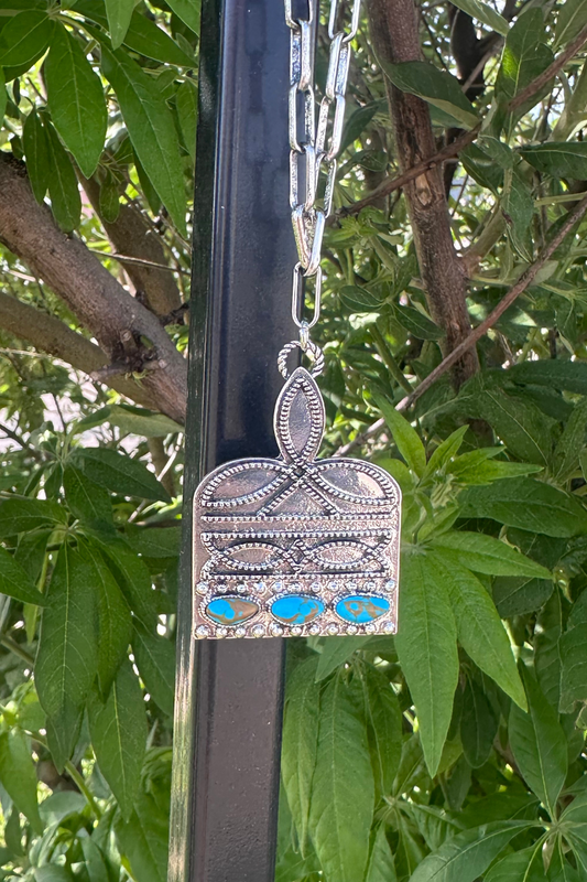 Sterling Kreek Stitched in Stone Necklace