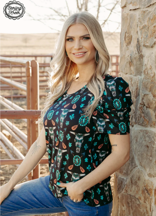 Sterling Kreek - Western Tribal Top