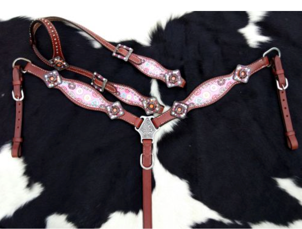 Showman PONY SIZE Donut Print HS/BC Set