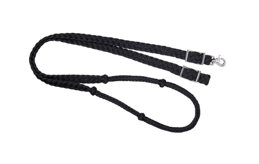 Tough1 Deluxe Knotted Cord Roping Reins