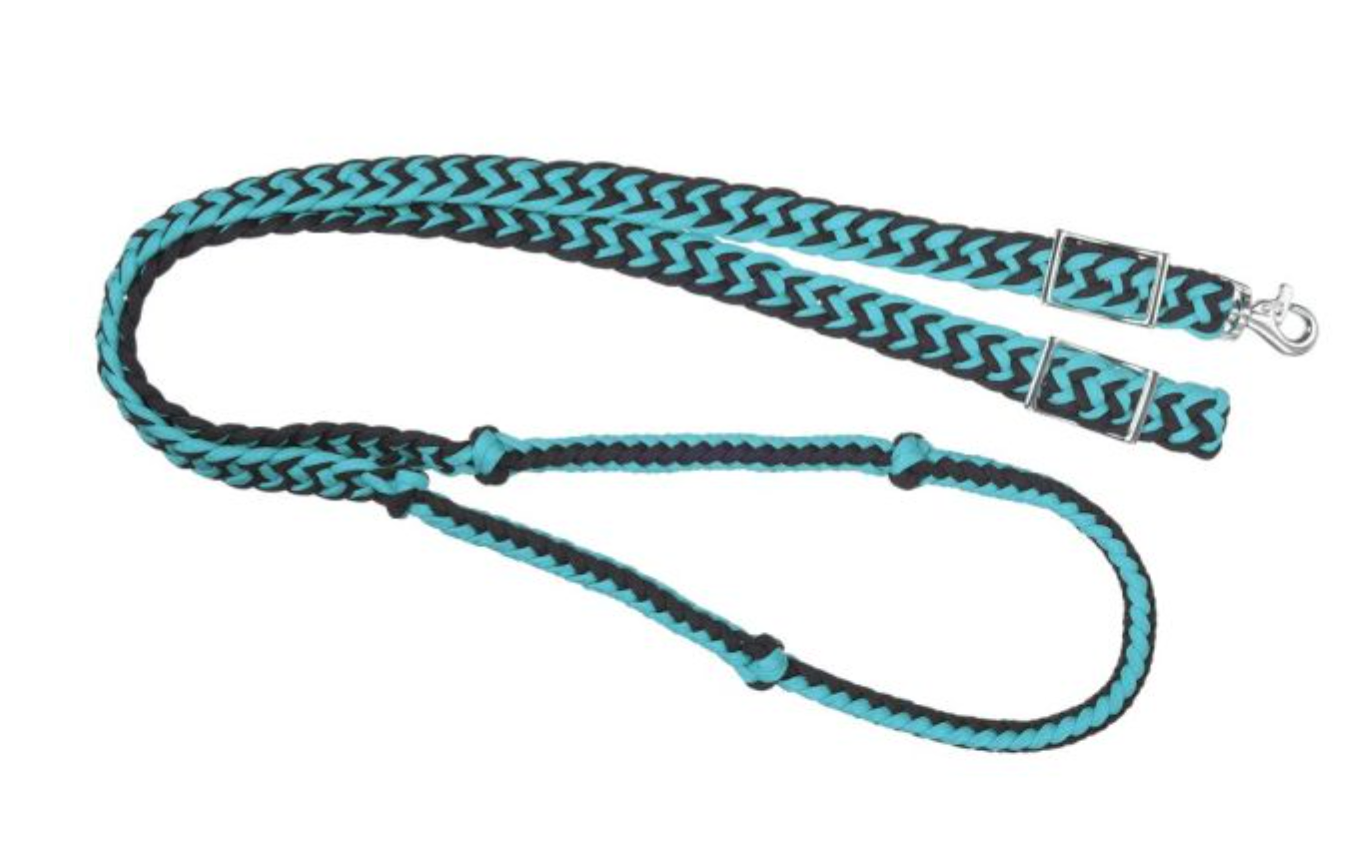 Tough1 Deluxe Knotted Cord Roping Reins