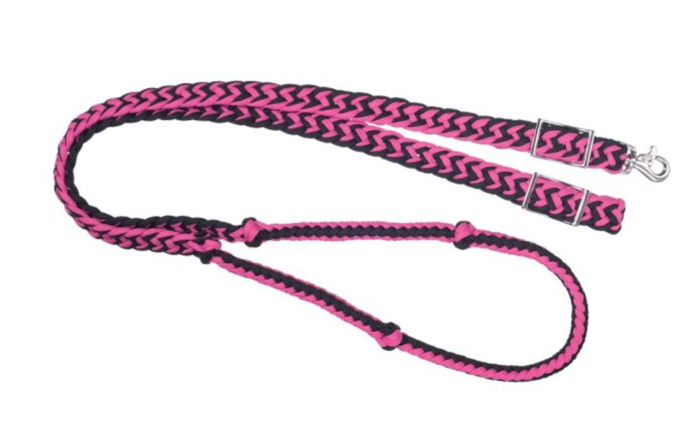 Tough1 Deluxe Knotted Cord Roping Reins